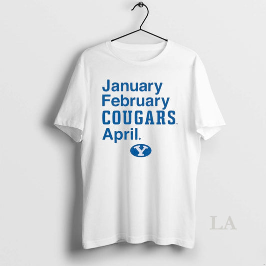 Original Byu Basketball January February Cougars April T-Shirts, Hoodie, Sweatshirt | WearSparks.com