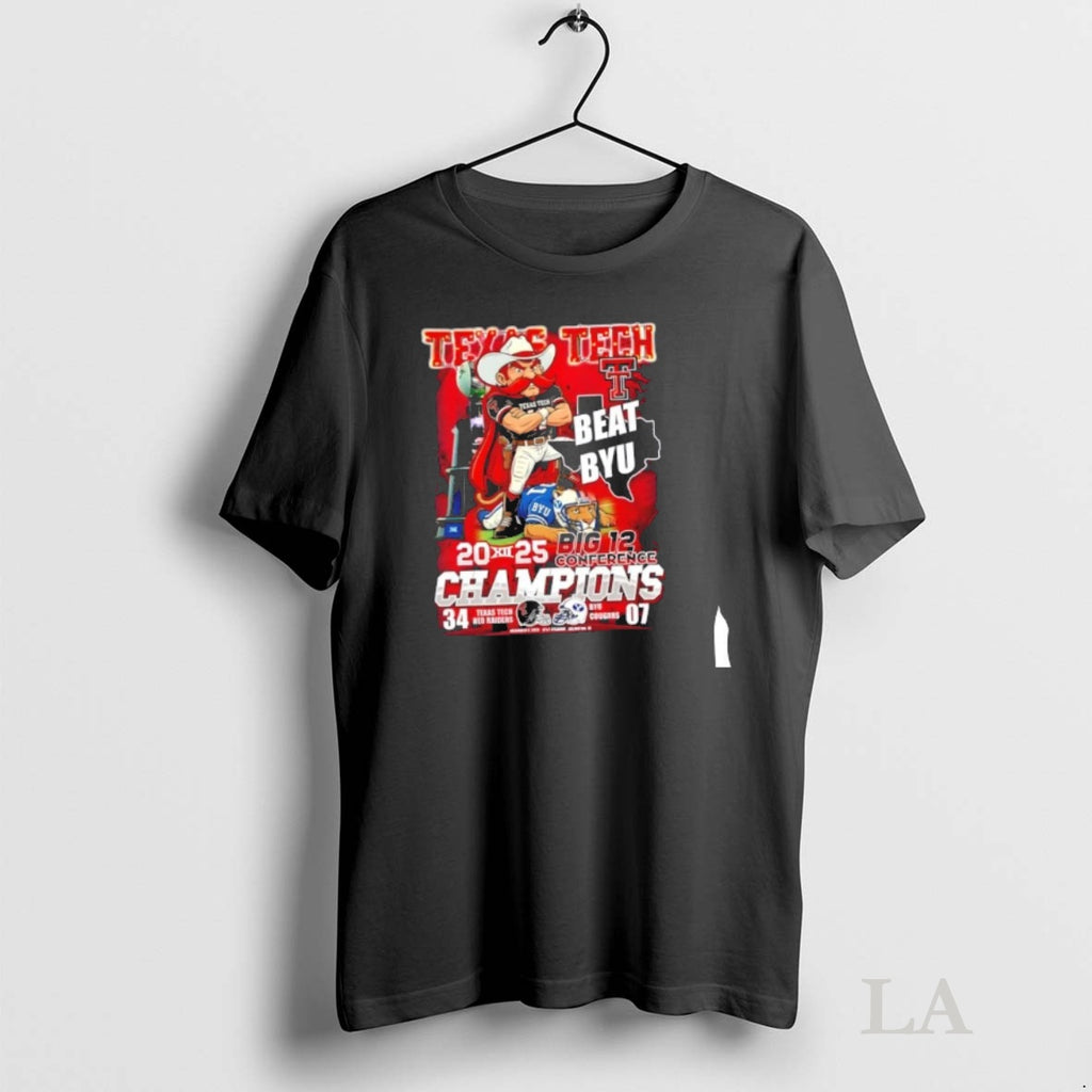 Original Big 12 Conference Champions Texas Tech Red Raiders Beat Byu Cougars Mascots