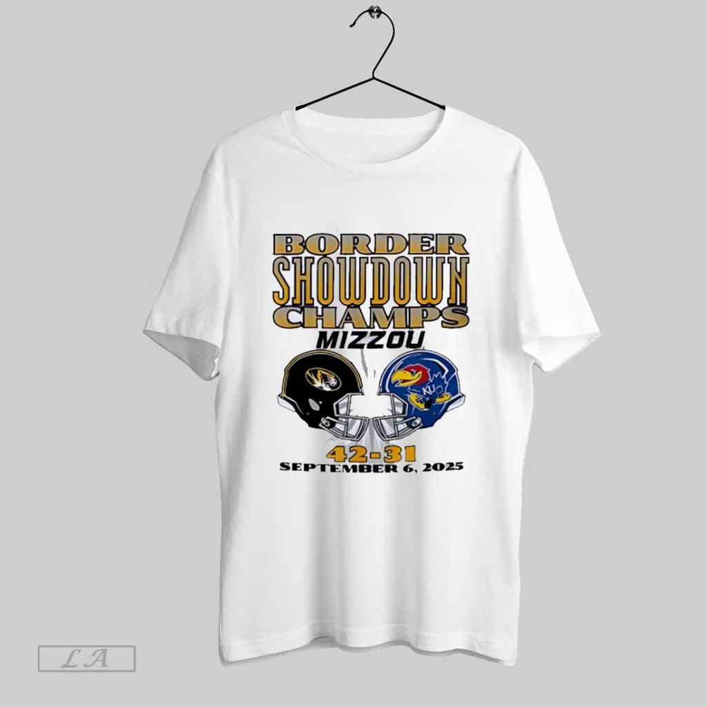 Original Border Showdown Champs Missouri Tigers Vs Kansas Jayhawks 42 31 September 6th 2025 Helmet