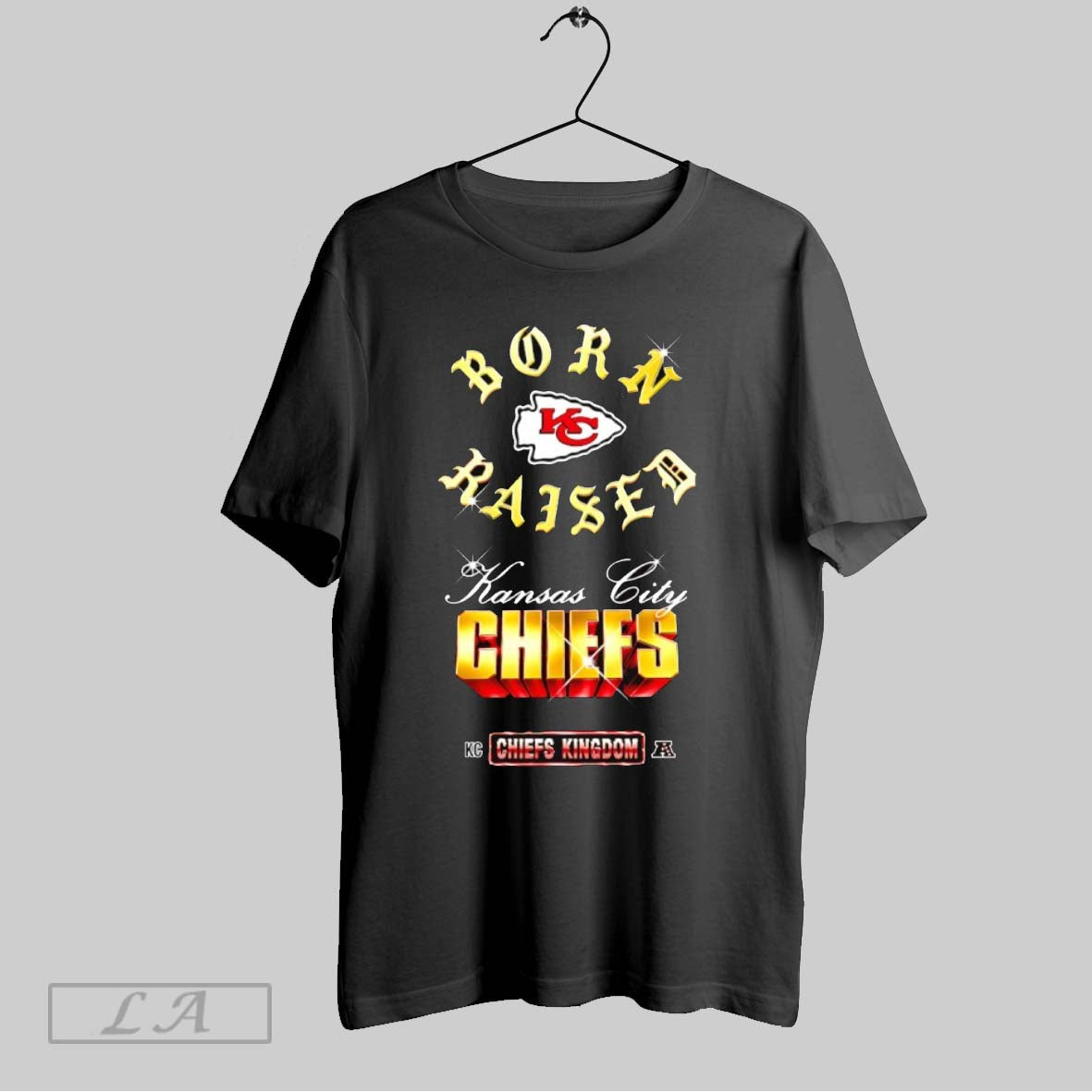 Original Born X Raised Kansas City Chiefs Chiefs Kingdom Chrome Rocker