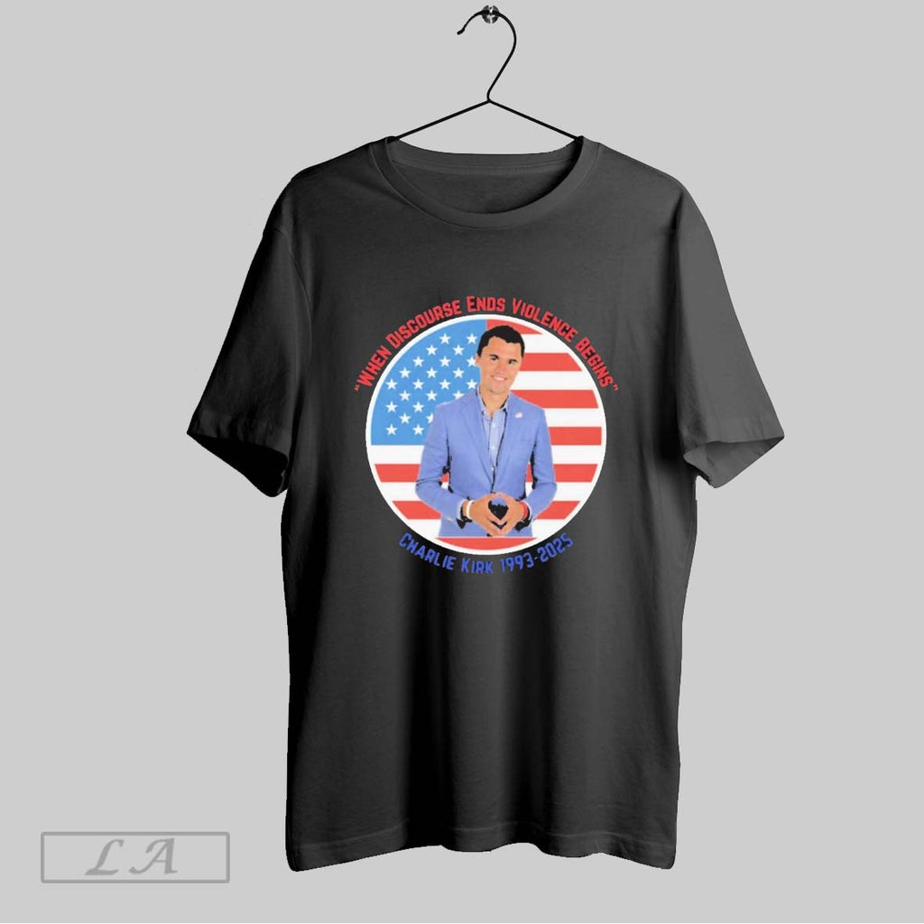 Original Charlie Kirk 1993 2025 When Discaurse Ends Violence Begins