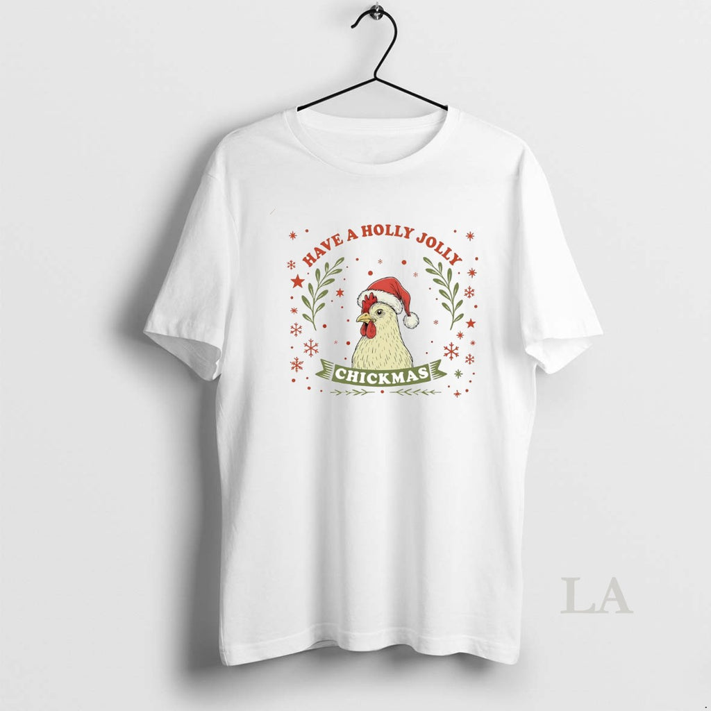 Original Chicken Have A Holly Jolly Chickmas Christmas