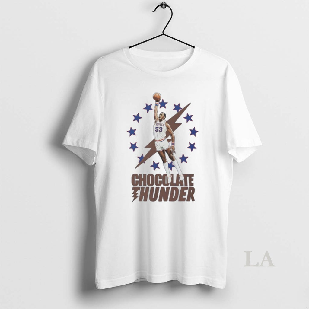 Original Chocolate Thunder Philadelphia 76ers Basketball Player
