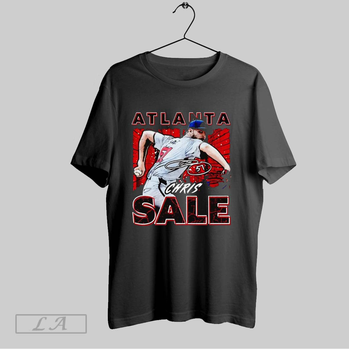Original Chris Sale Atlanta Throwing Signature