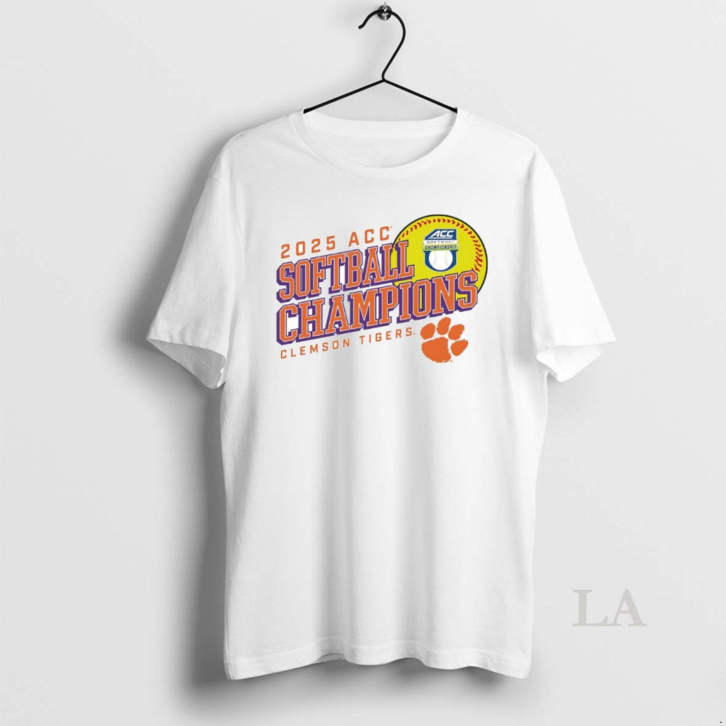 Original Clemson Tigers 2025 Acc Softball Tournament Champions