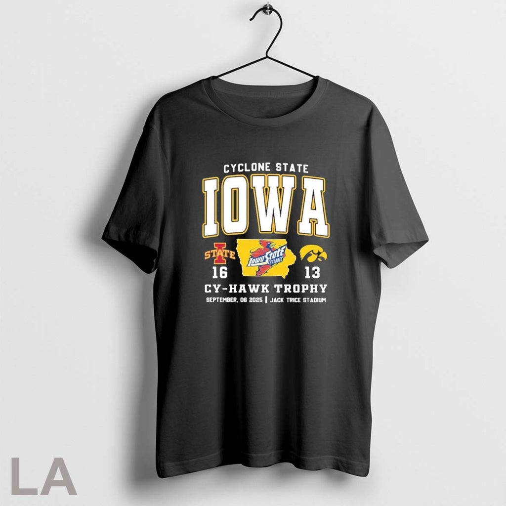 Original Cyclones State 2025 Cy Hawk Trophy Isu 16 13 Iowa