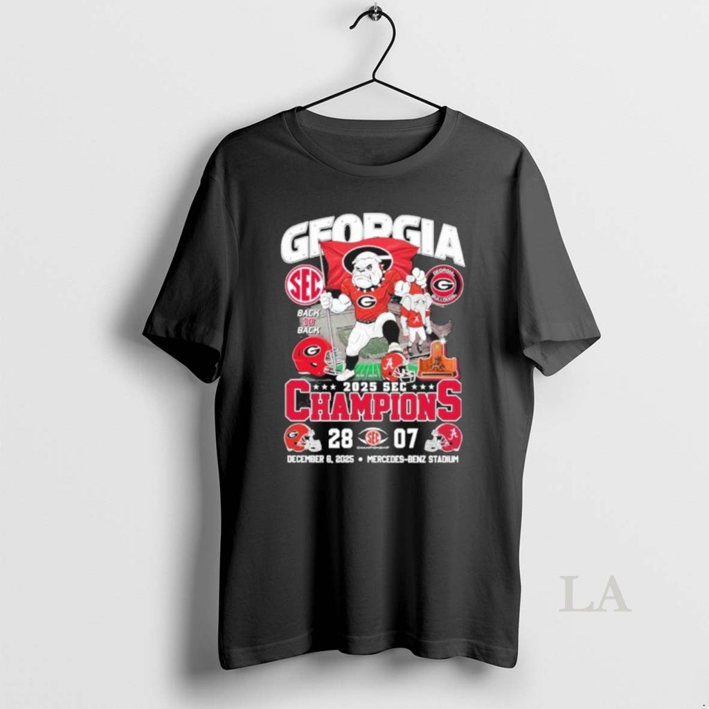 Original Georgia Bulldogs Mascot Beat Alabama 2025 Sec Conference Champions Score