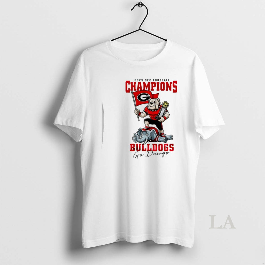 Original Georgia Bulldogs Ncaa 2025 Sec Football Champions Go Dawgs
