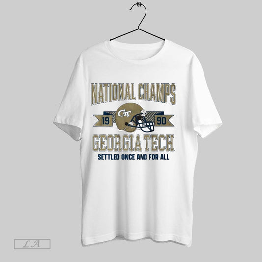 Original Georgia Tech Yellow Jackets 1990 National Champs Settled Once And For All
