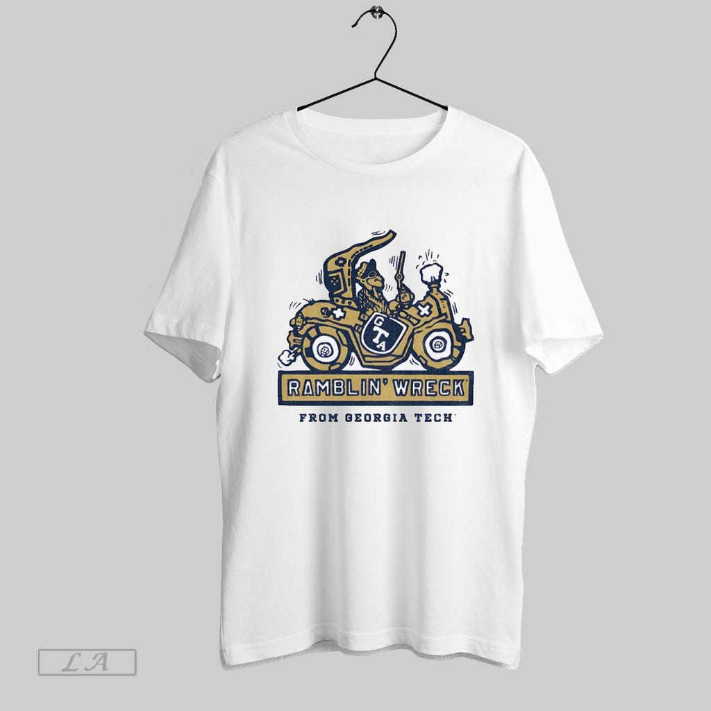 Original Georgia Tech Yellow Jackets Ramblin Wreck Ringer 2025 Mascot