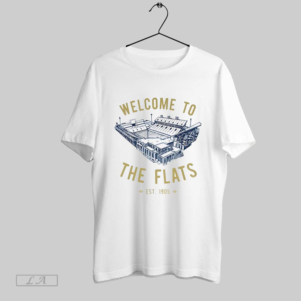 Original Georgia Tech Yellow Jackets Welcome To The Flats Stadium Est 1905