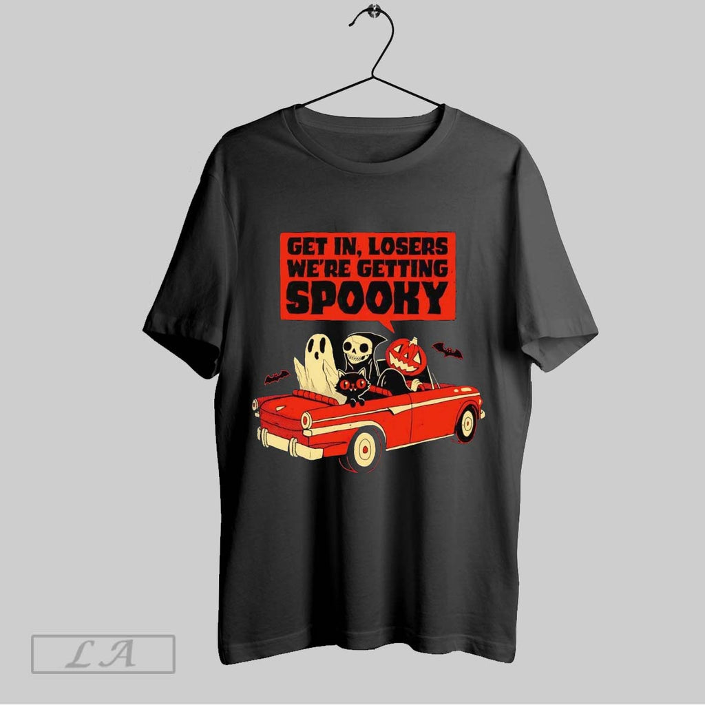 Original Get In Losers Were Getting Spooky Car Halloween