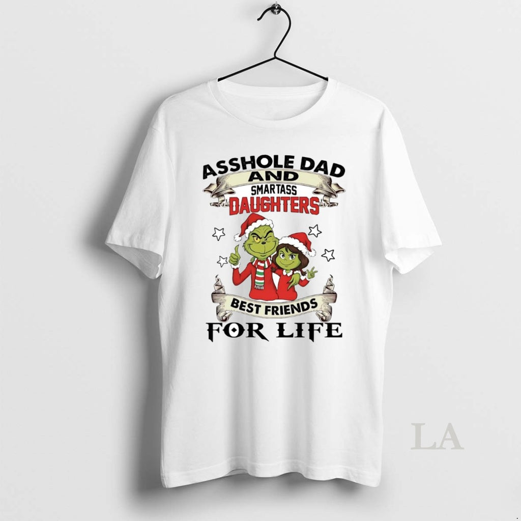 Original Grinch Asshole And Smartass Daughter Best Friends Christmas