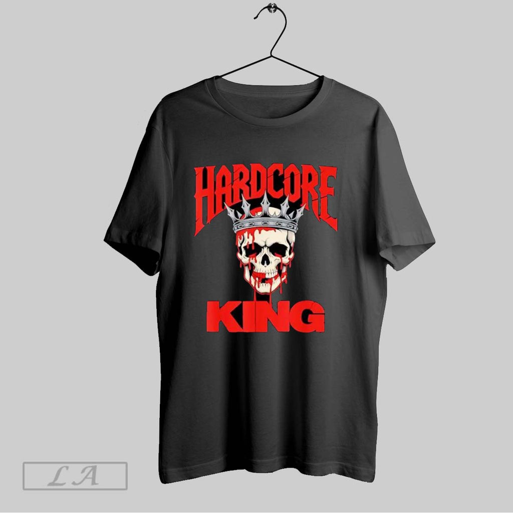 Original Hardcore King Bloody Skull With Crown Gothic