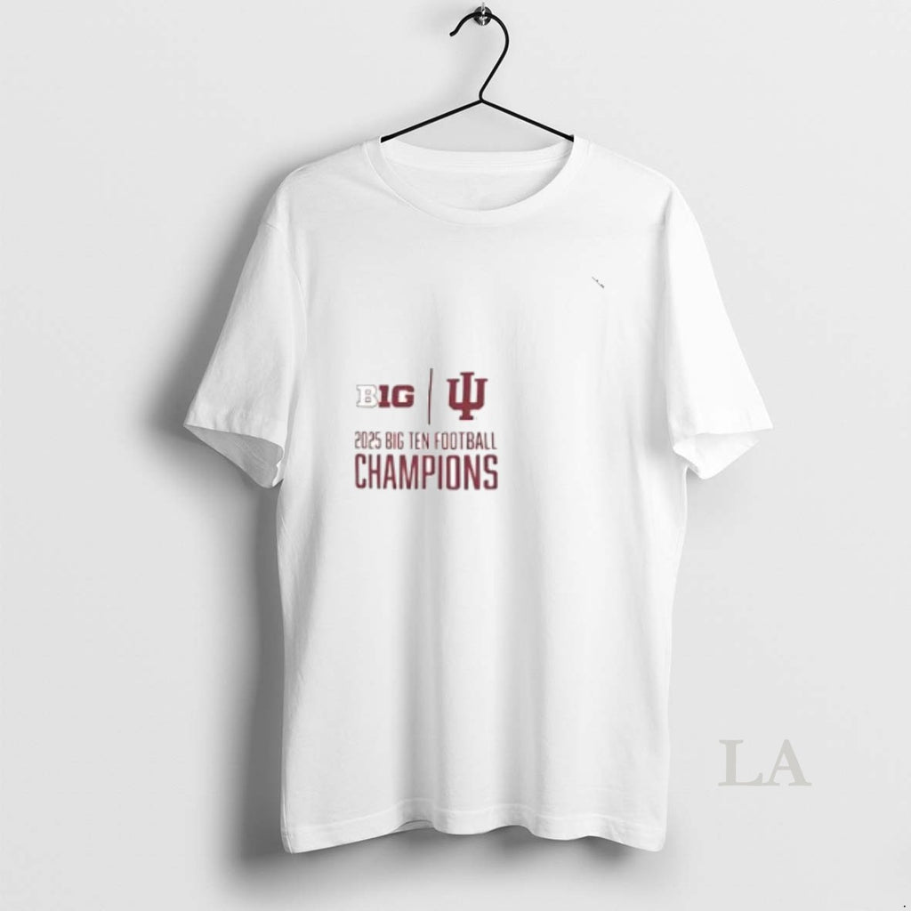 Original Indiana Football 2025 Big Ten Champions Score 2 Sided
