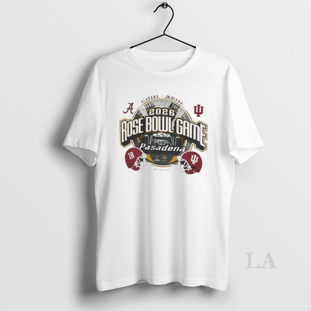 Original Indiana Vs Alabama The Grand Daddy Of Them All 2026 Rose Bowl Game Head T-Shirts, Hoodie, Sweatshirt