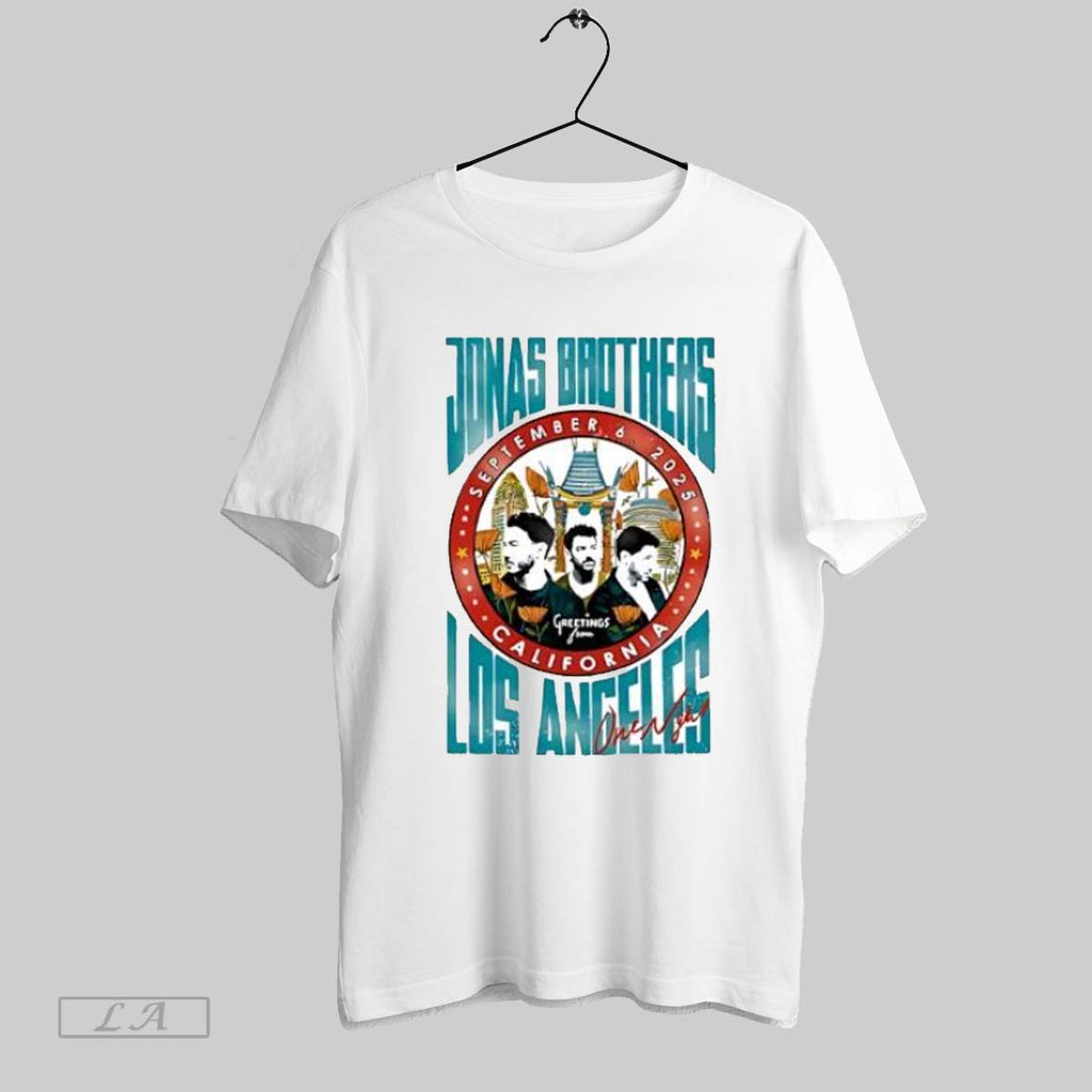 Original Jonas Brothers September 6 2025 Greetings From Los Angeles Concert Tour