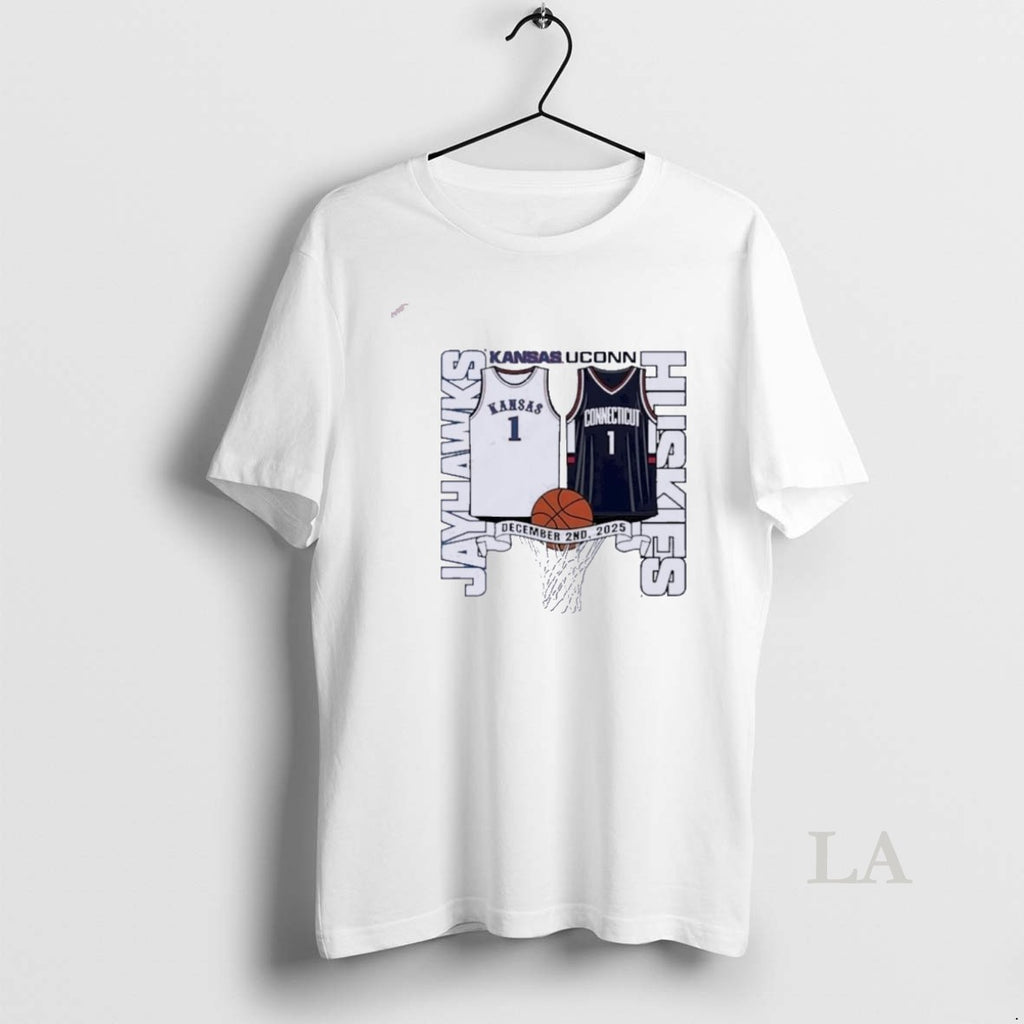 Original Kansas Jayhawks Vs Uconn Huskies Basketball 2025 Gameday