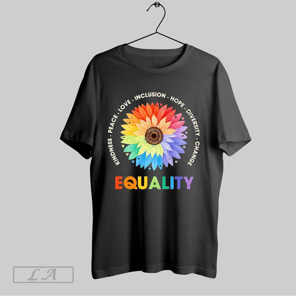 Original Kindness Peace Love Inclusion Hope Diversity Change Equality Flower