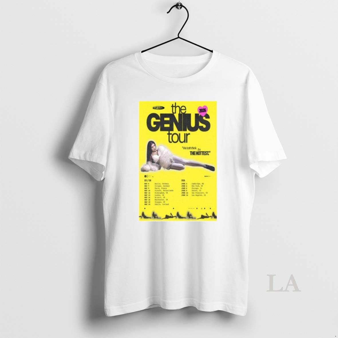 Original Leah Kate The Genius Tour 2026 T-Shirts, Hoodie, Sweatshirt | WearSparks.com