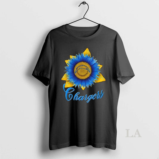 Original Los Angeles Chargers Football X Sunflower Graphic T-Shirts, Hoodie, Sweatshirt | WearSparks.com