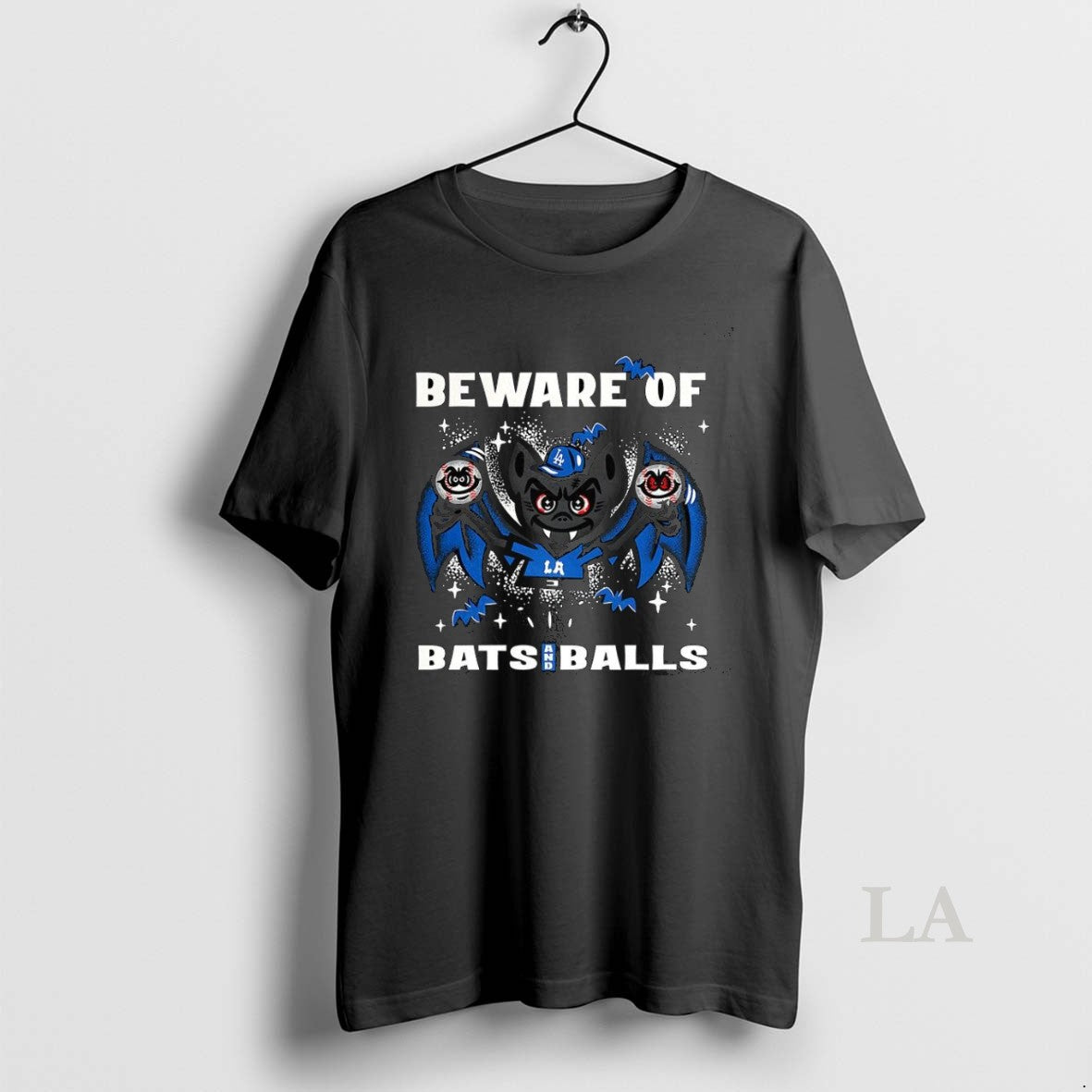 Original Los Angeles Dodgers Baseball Beware Of Bats And Balls Halloween