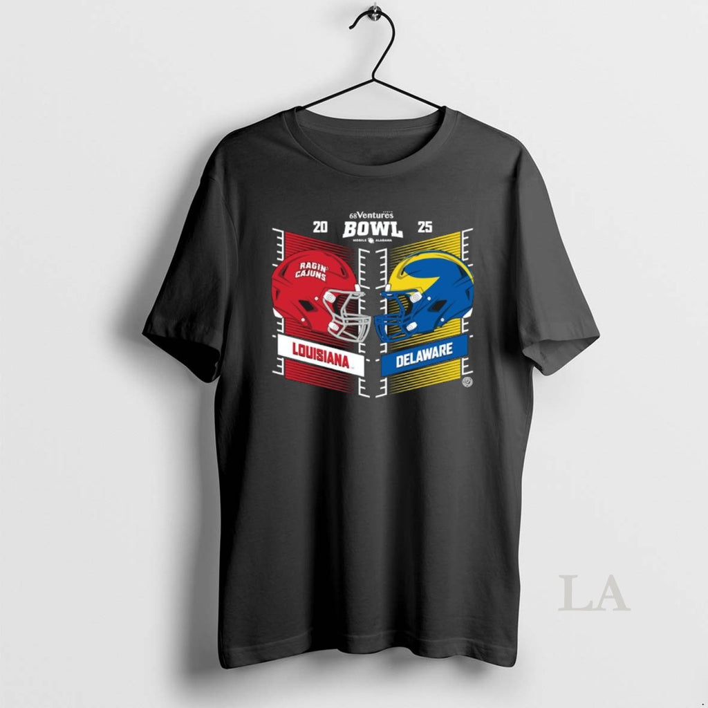 Original Louisiana Ragin Cajuns Vs Delaware Blue Hens 2025 68 Ventures Bowl Head To Head