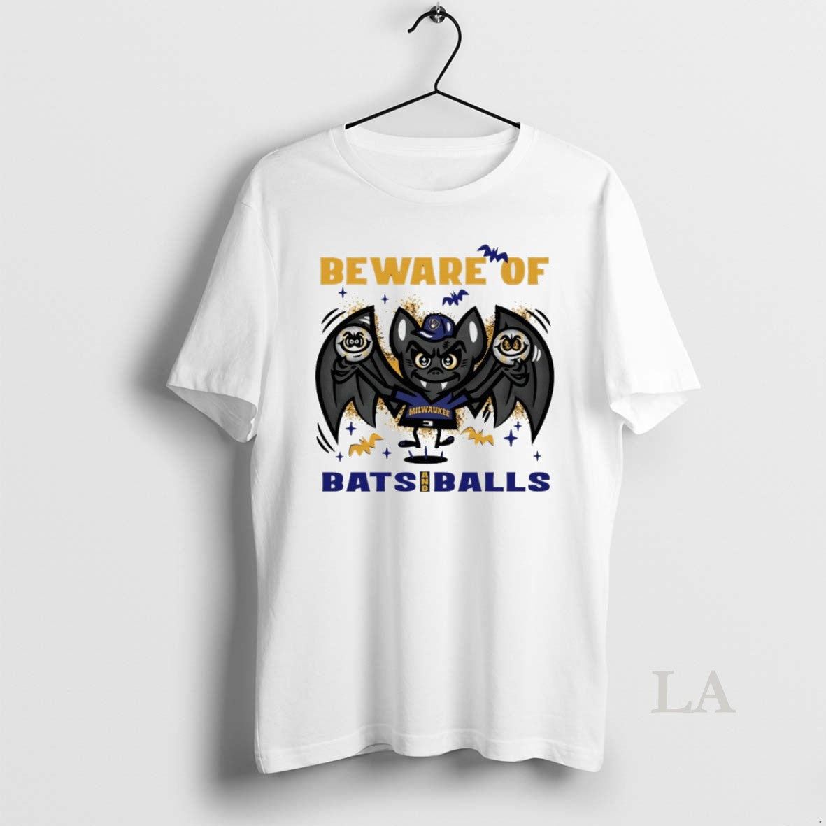 Original Milwaukee Brewers October Beware Of Bats And Balls