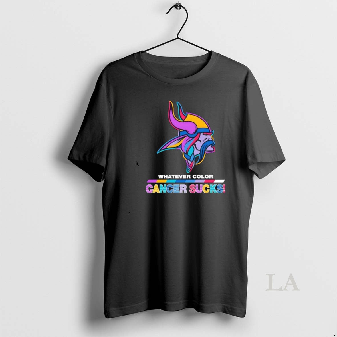 Original Minnesota Vikings Football Whatever Color Cancer Sucks Logo Colors T-Shirts, Hoodie, Sweatshirt | WearSparks.com