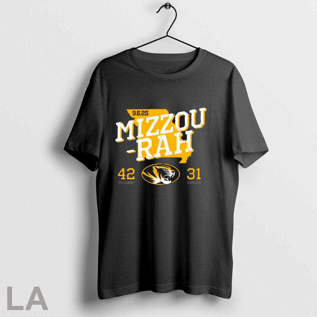 Original Missouri Tigers Vs Kansas Jayhawks Mizzou Rah September 6 2025 Score 42 31