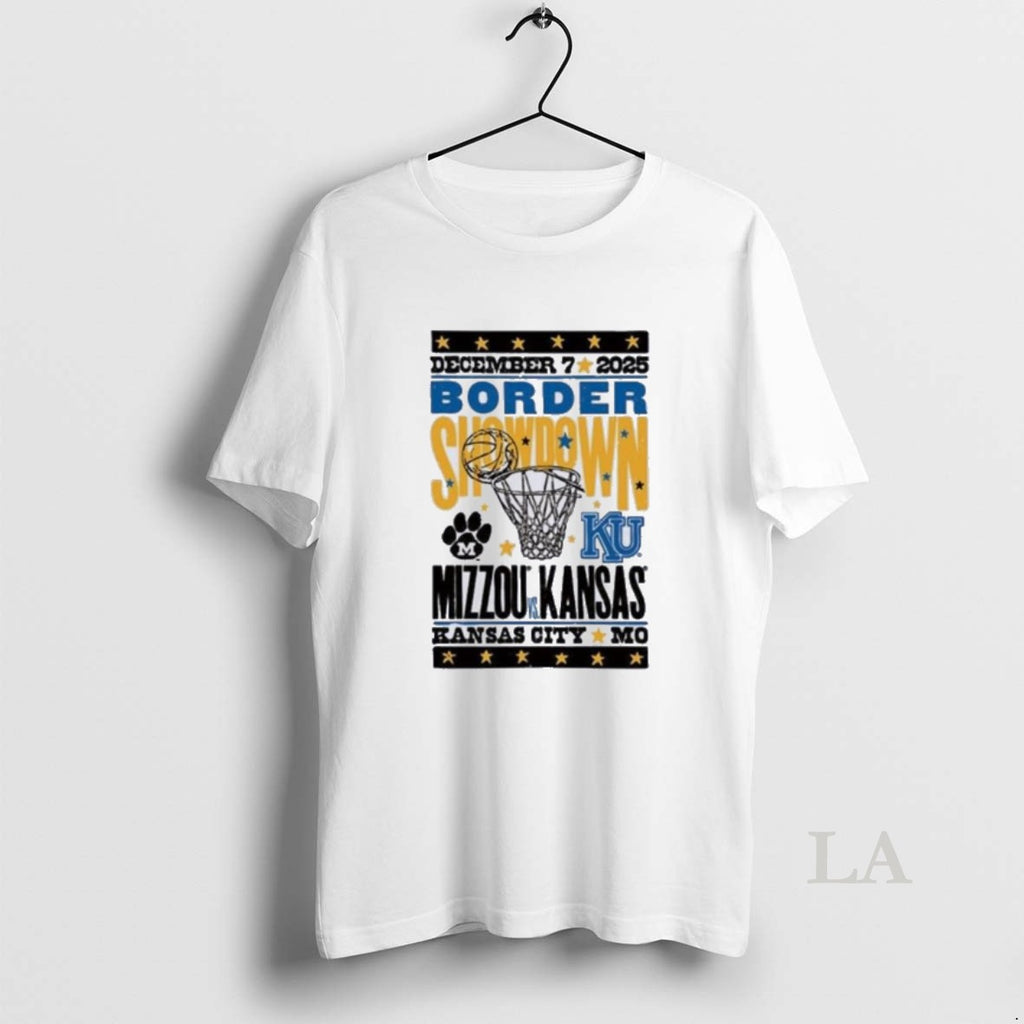 Original Mizzou Vs Kansas Basketball Border Showdown December 7 2025
