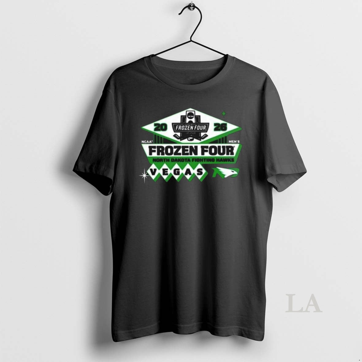Original North Dakota Fighting Hawks Mens Hockey 2026 Ncaa Frozen Four Vegas Logo