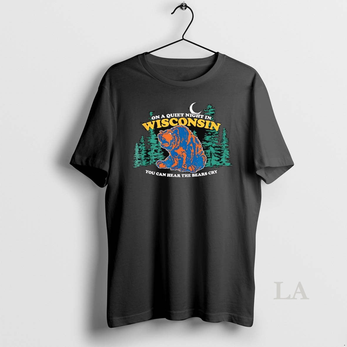Original On A Quiet Night In Wisconsin You Can Hear The Bears Cry T-Shirts, Hoodie, Sweatshirt | WearSparks.com