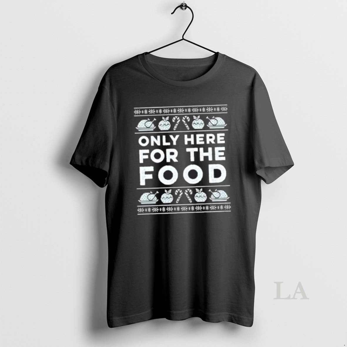 Original Only Here For The Food Christmas T-Shirts, Hoodie, Sweatshirt | WearSparks.com