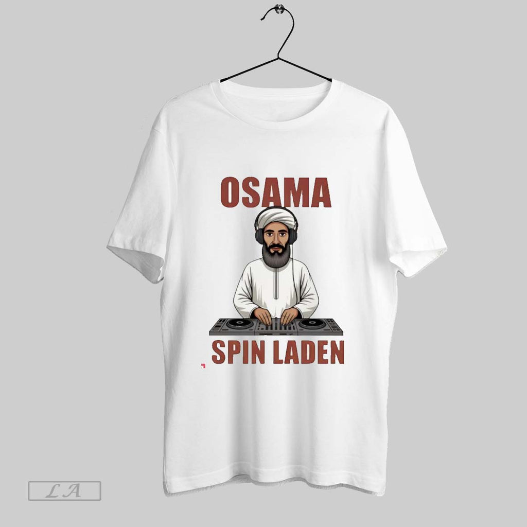 Original Osama Spin Laden Dj Funny Graphic