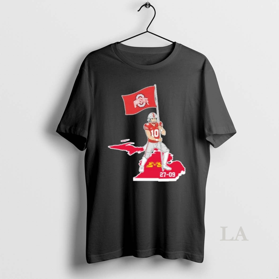 Original Plant Flag Ohio State Beat Michigan 27 9 T-Shirts, Hoodie, Sweatshirt | WearSparks.com