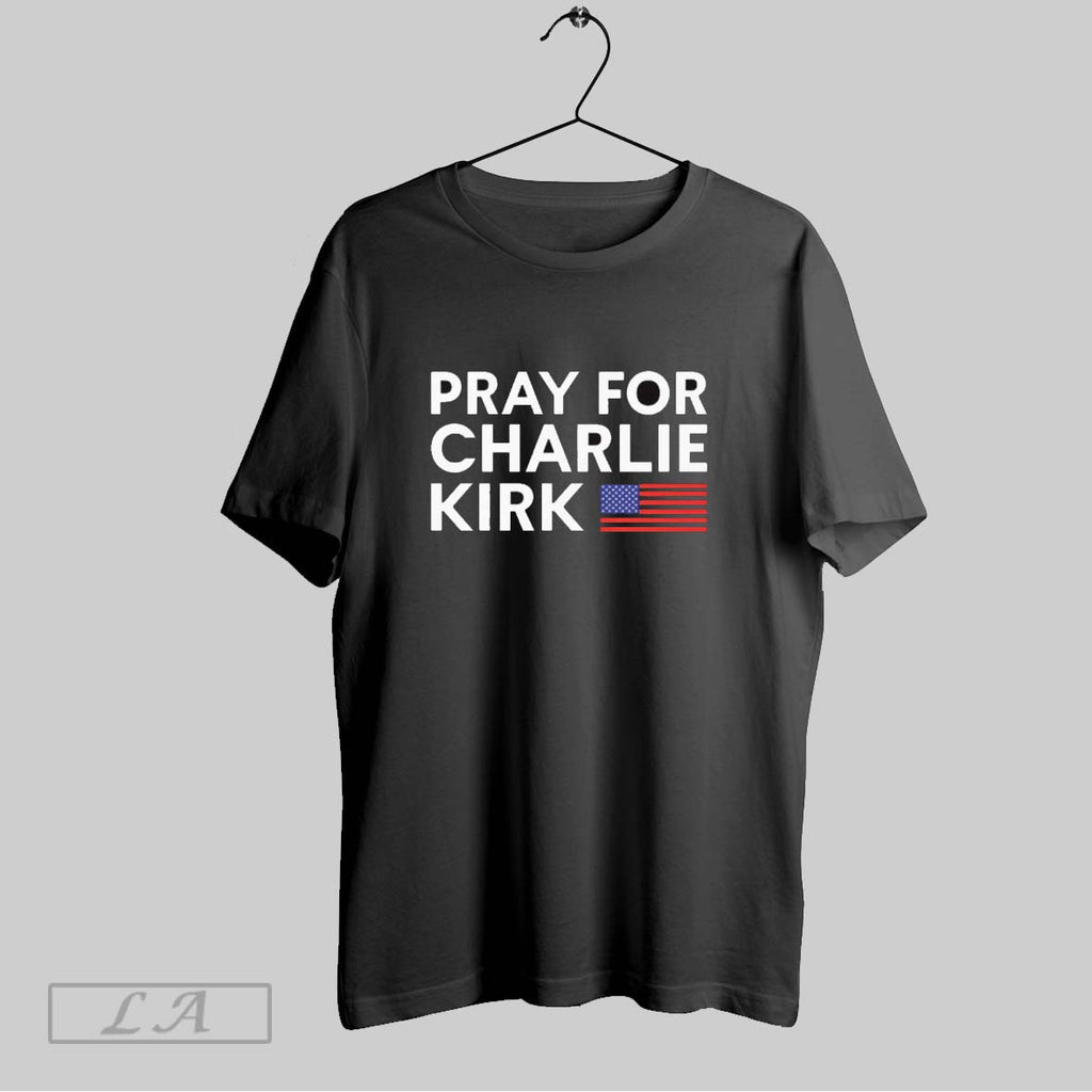 Original Pray For Charlie Kirk 1993 2025 Usa Flag