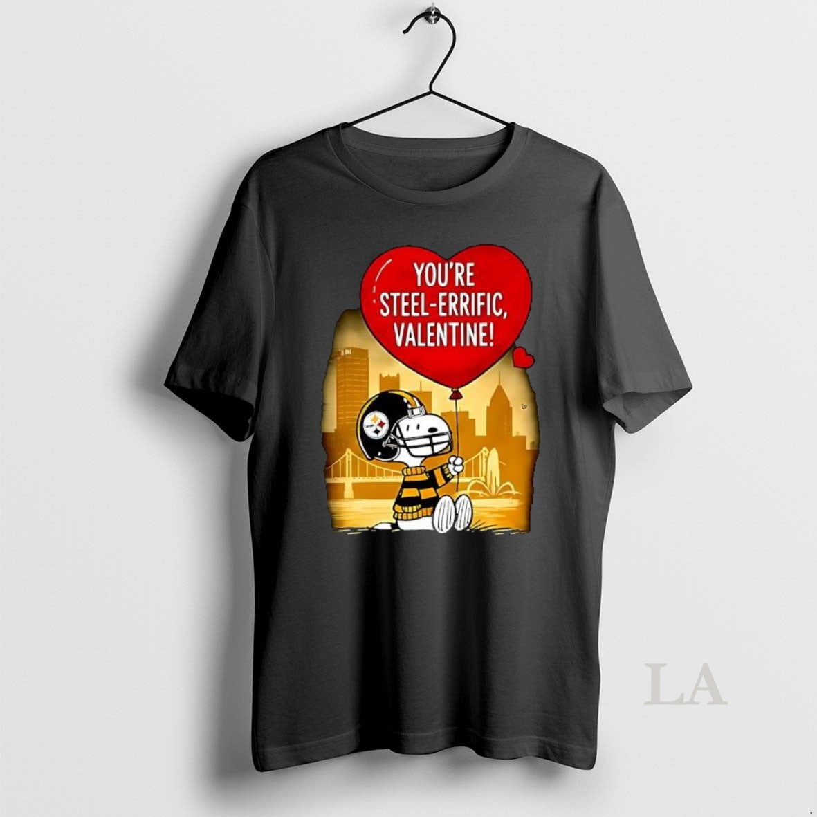 Original Premium Pittsburgh Steelers X Snoopy Cartoon Valentine 2026
