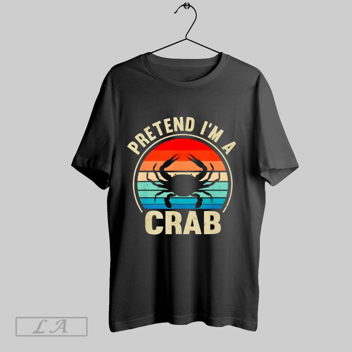 Original Pretend Im A Crab Vintage Halloween Crabs Lover