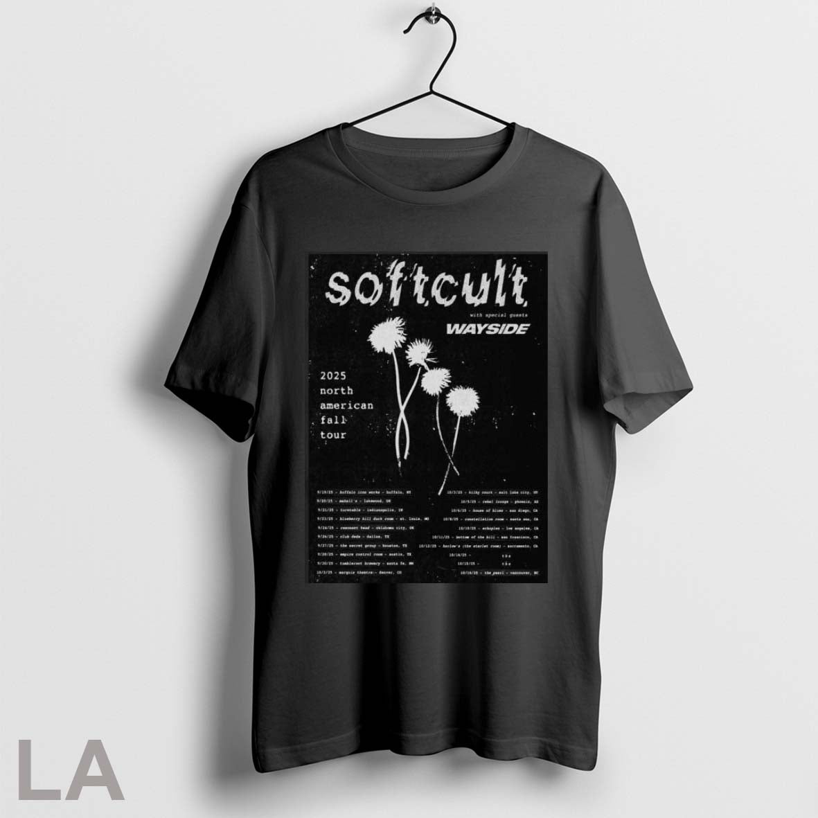 Original Softcult X Wayside 2025 North American Fall Tour