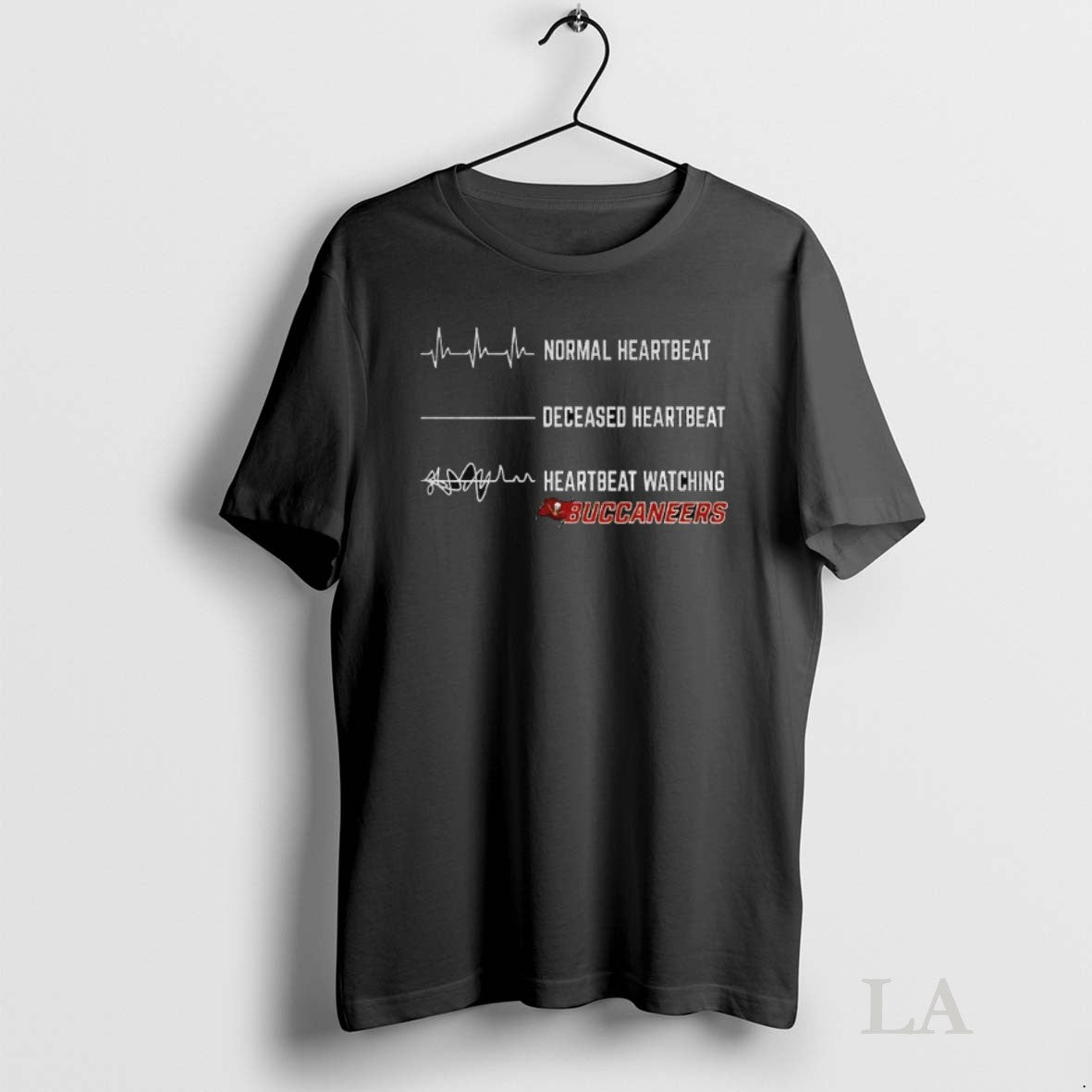 Original Tampa Bay Buccaneers Football Normal Heartbeat Deceased Heartbeat Heartbeat Watching