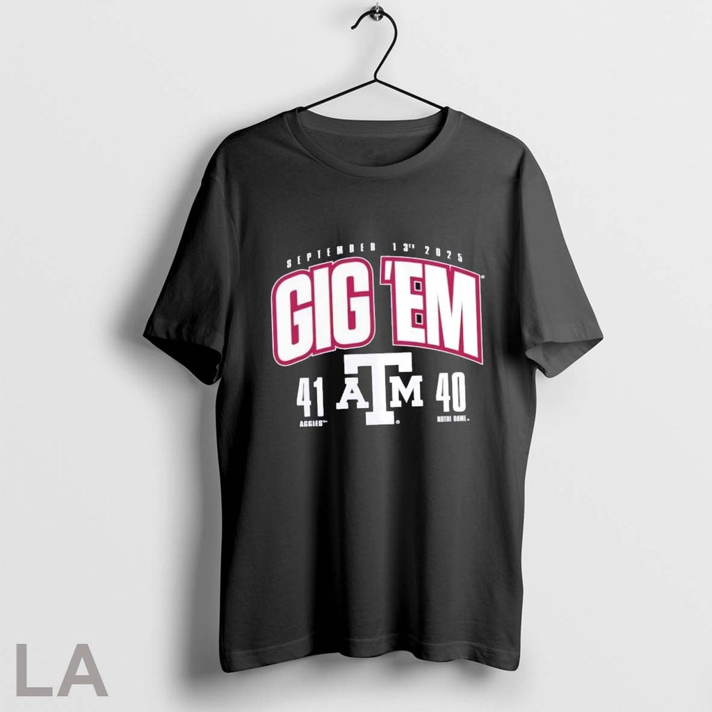 Original Texas Am Aggies Vs Notre Dame Fighting Irish Gig Em 2025