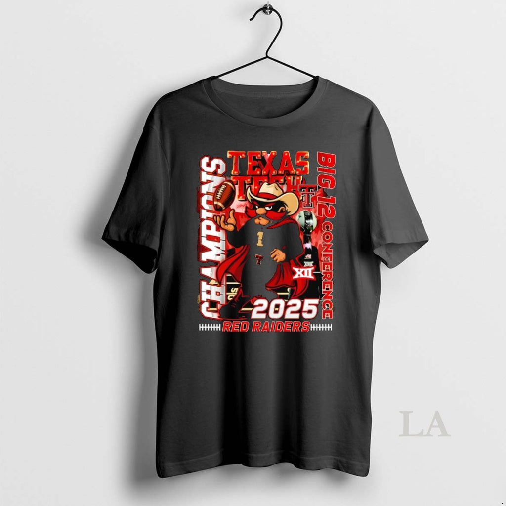 Original Texas Tech Red Raiders Mascot Big 12 Conference Champions 2025