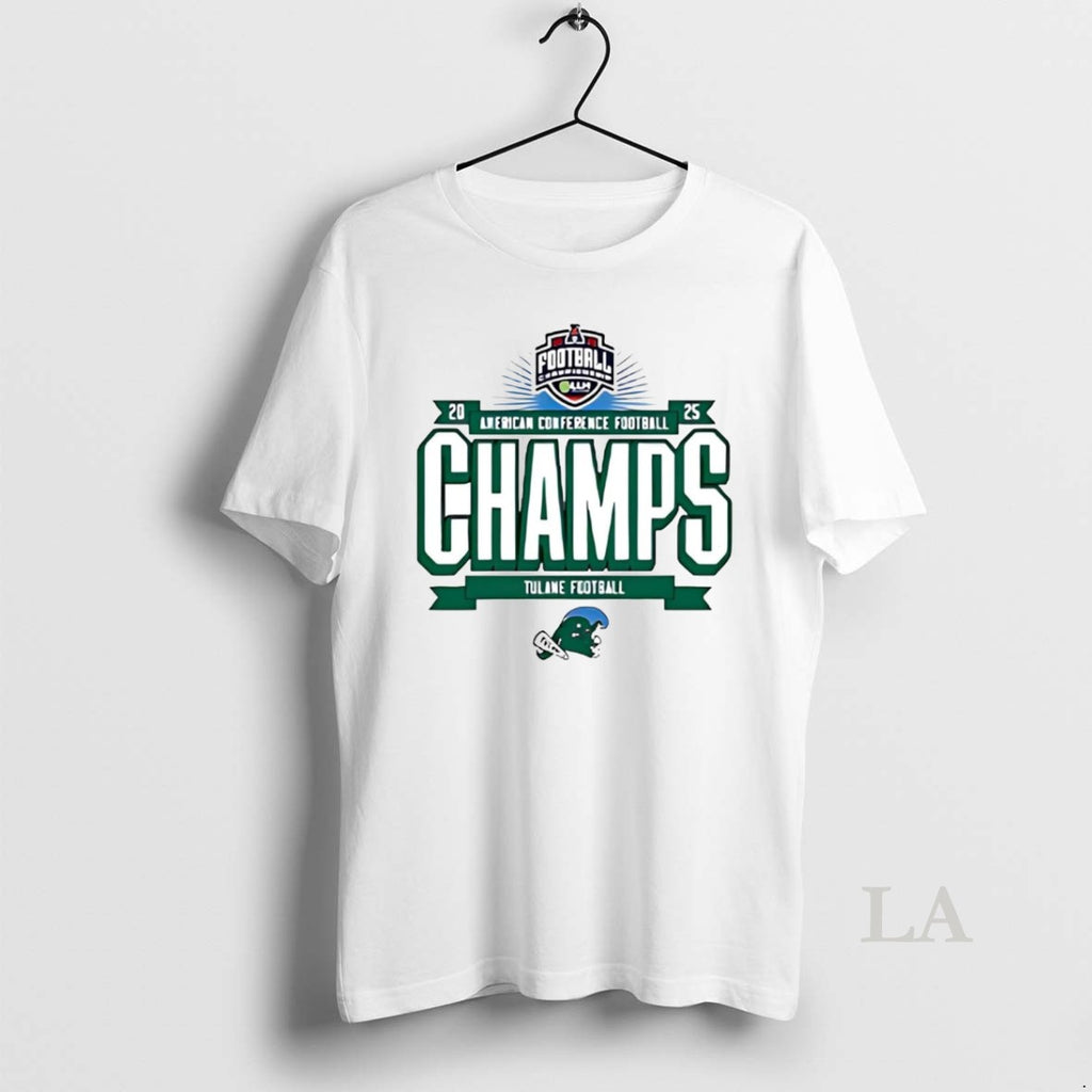 Original Tulane Green Wave 2025 American Championship 2 Sided