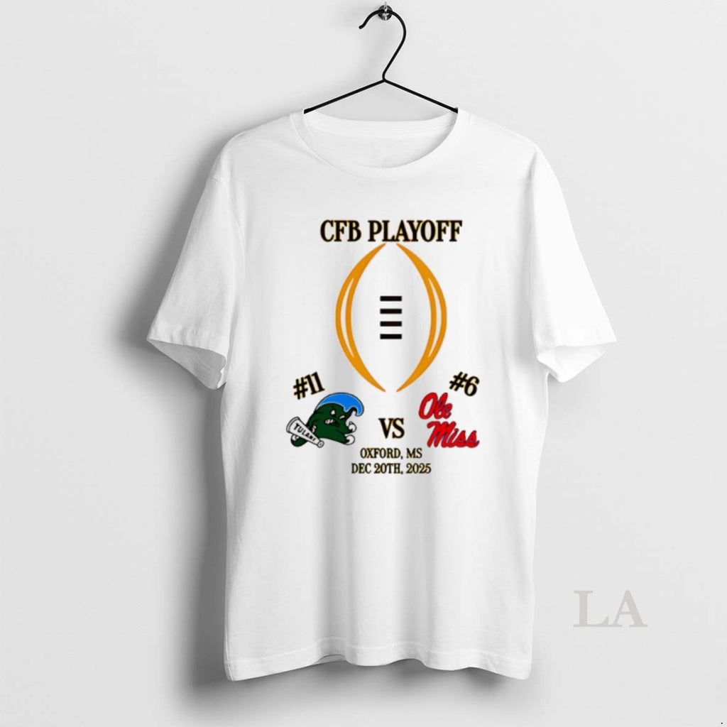 Original Tulane Vs Ole Miss 2025 Cfp First Rd Playoff Game 3