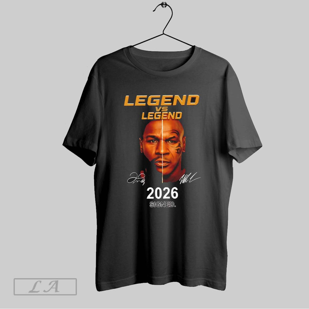 Original Tyson And Mayweather Legend Vs Legend 2026 Signed