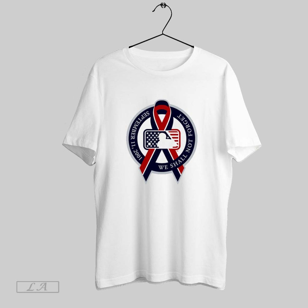 Original We Shall Not Forget Mlb September 11 2001 Logo