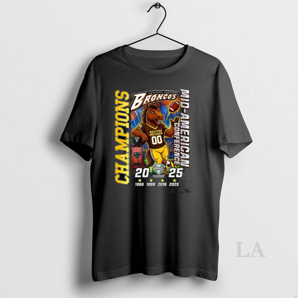 Original Western Michigan Broncos Mascot Mid American Conference Champions 2025