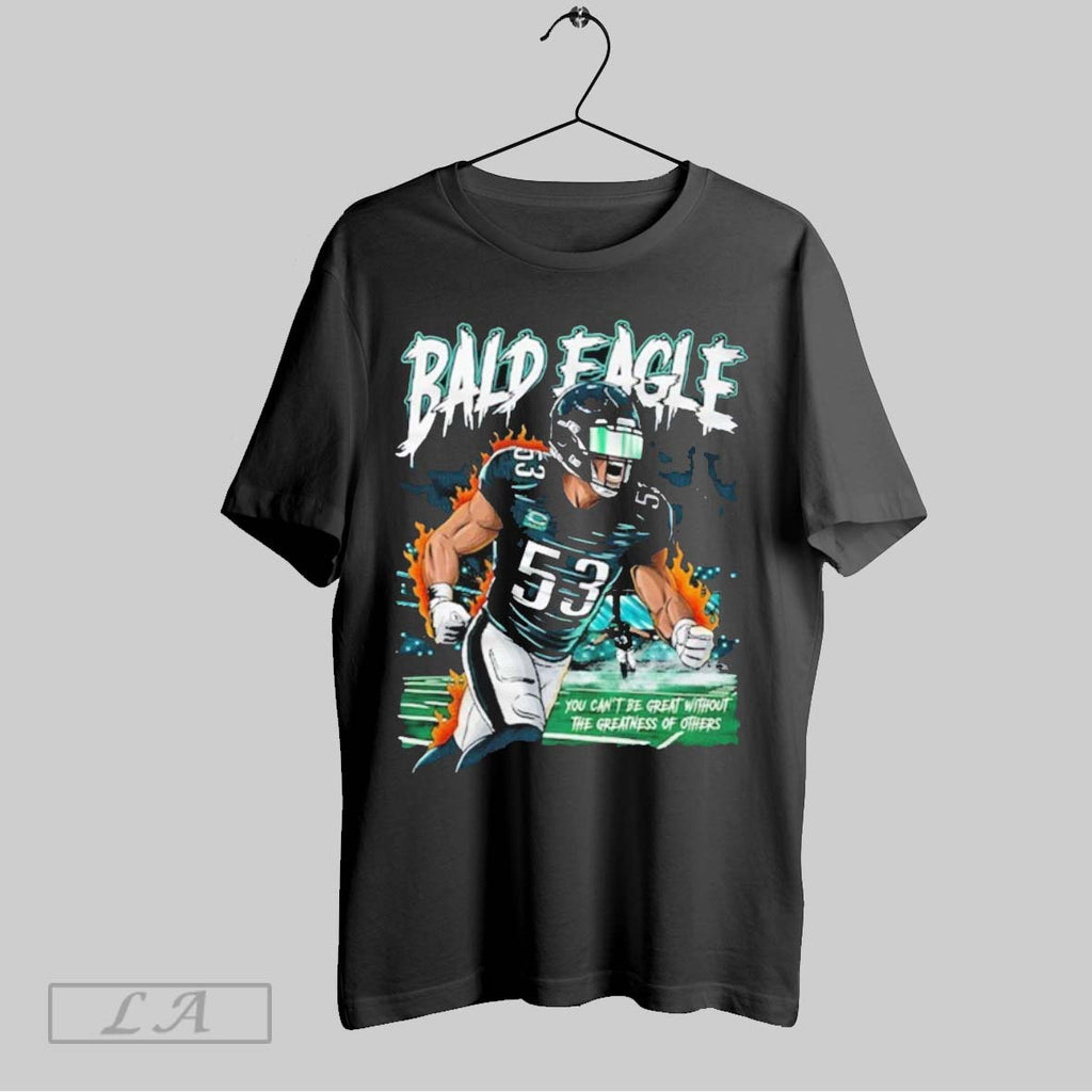Original Zack Baun Bald Eagle You Cant Be Great Without The Greatness Of Others Philadelphia