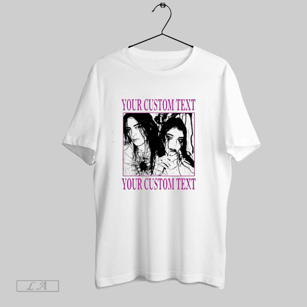 Original Halloween Your Custom Text Creepy Couple Horror
